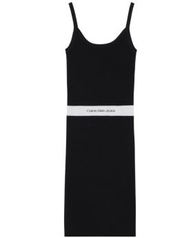 Calvin Klein Jeans sukienka J20J218856 BEH czarny L Kolor czarny Rozmiar1 L