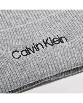 CK czapka K60K608519 PAA siwy