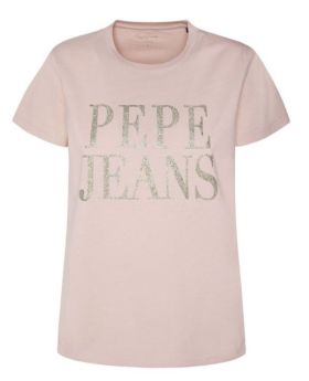 Pepe Jeans t-shirt Lucila PL504655 321 łososiowy S Kolor łososiowy Rozmiar1 S
