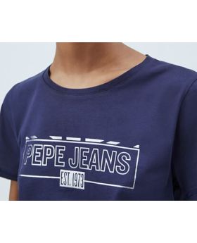 Pepe Jeans t- shirt Betty PL504815 granatowy S Kolor granatowy Rozmiar1 S
