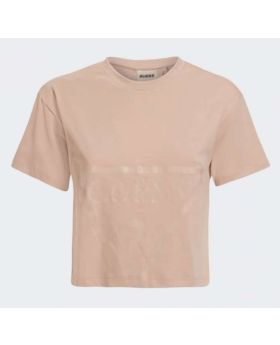 GU t-shirt V2RI00K8HM0 G6M1 różowy