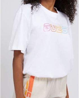 Guess T- Shirt V2RI02I3Z11- G011 Biały S Kolor biały Rozmiar1 S