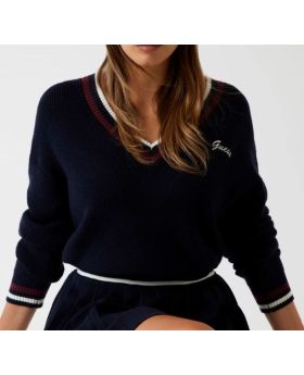 GU sweter V5BR01Z1152 A74A granatowy