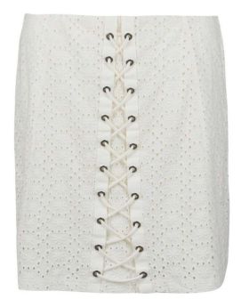 GU spódnica W2GD50KB430 G012 kremowy 