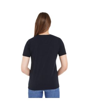 TH t-shirt WW0WW37877 DW5 granatowy L