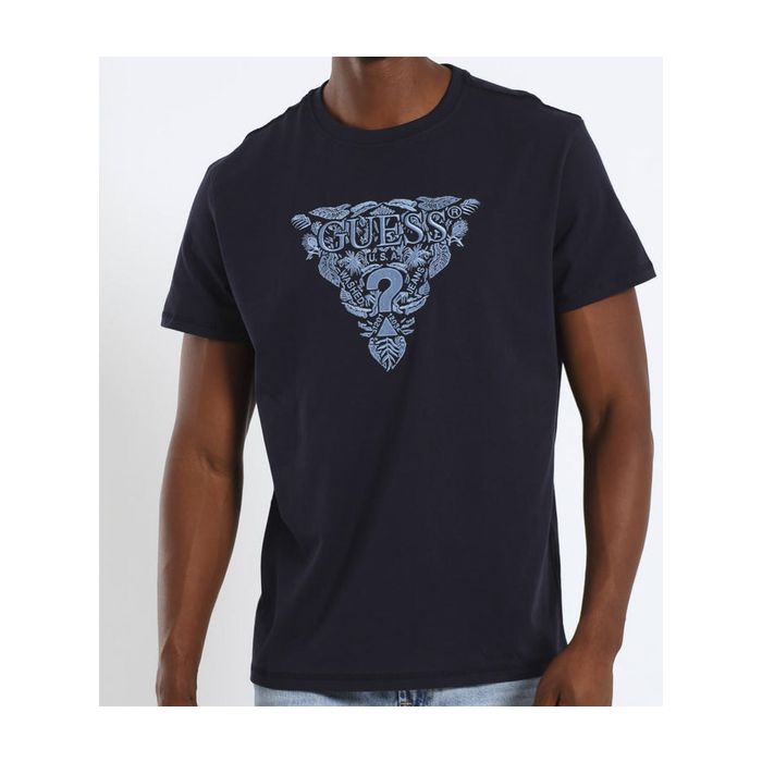 GU t-shirt M5GI17K8FQ4 G7V2 granatowy
