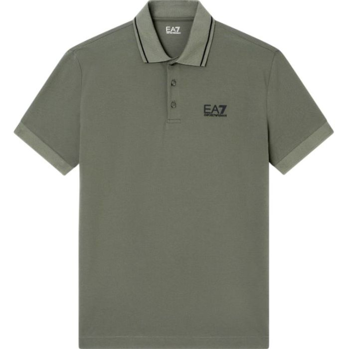 EA7 polo 8NPF16 PJVUZ 8100 khaki 