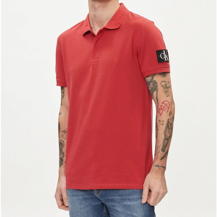CKJ polo J30J323394 XA0 czerwony XL