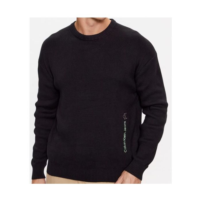 CKJ sweter J30J323977 BEH czarny