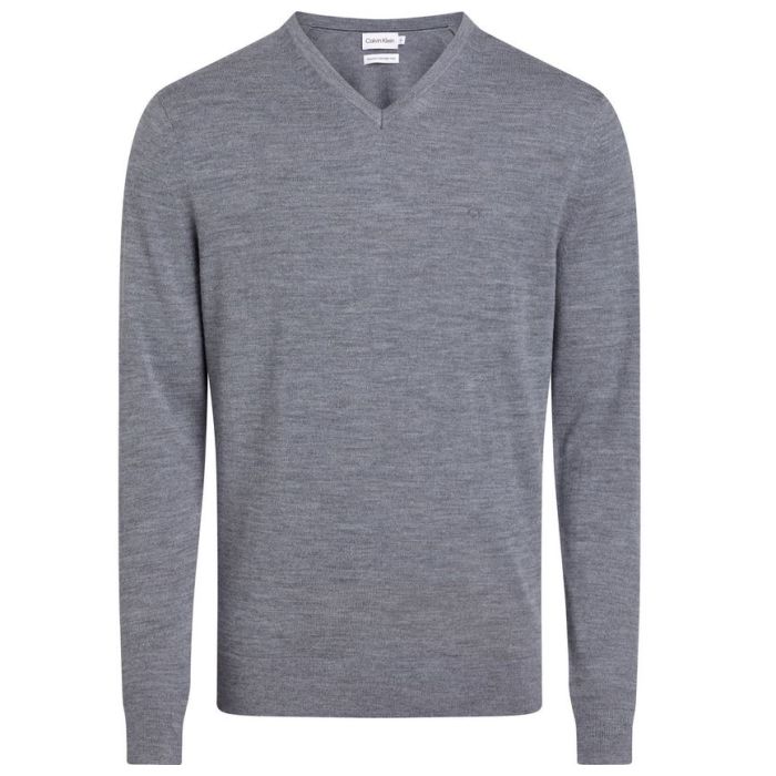 CK sweter K10K110423 P4A szary 