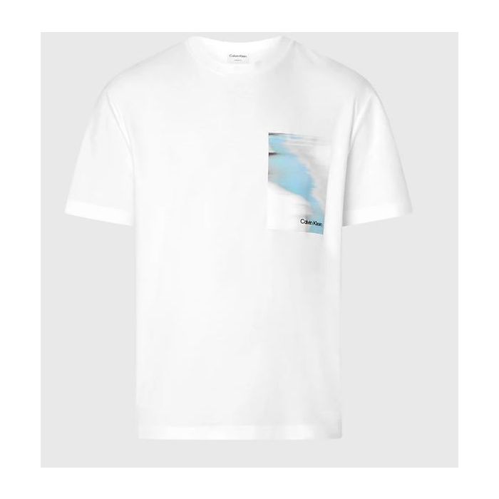 CK t-shirt Glitch Chest Print ComfortTee 