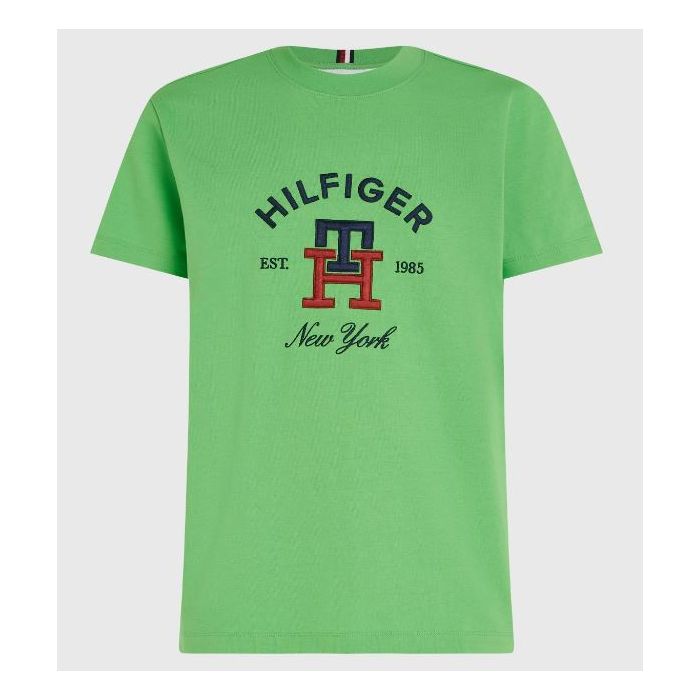 TH t-shirt Curved Monogram Tee