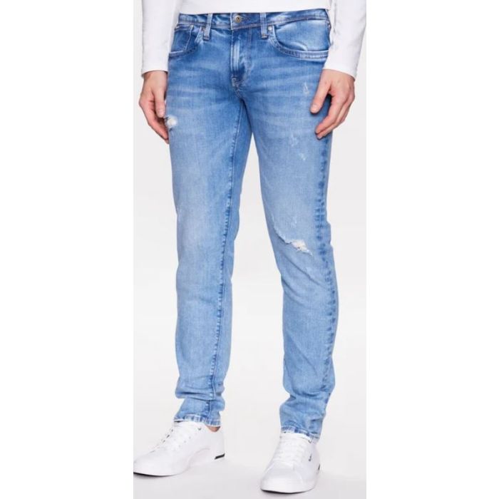 PJ spodnie PM206322VT52 000 niebieski