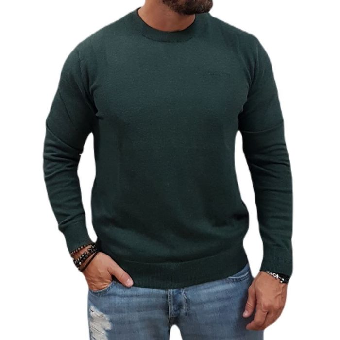 PJ sweter PM702240 692 zielony 