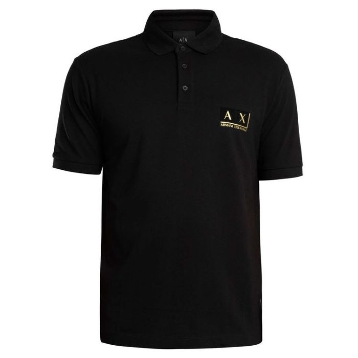 AX polo XM001885 AF130262 MC004 czarny 