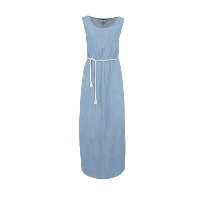THD sukienka Drapey long dress DRIL denim