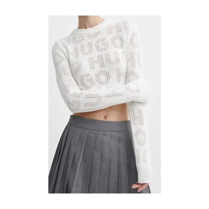 HU sweter 50514935 102 biały