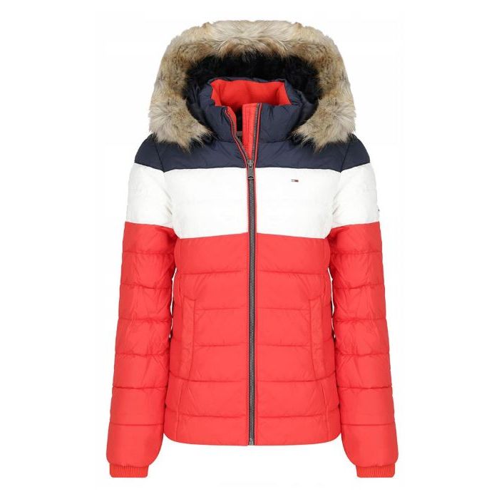 TJ kurtka TJW Colorblock Jacke czerwony 