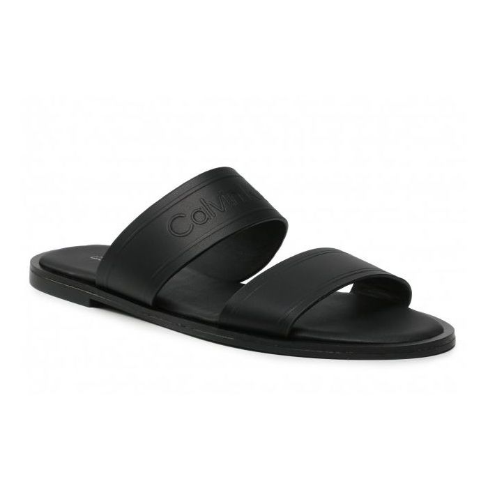 CKJ  buty Almond Flat 2Bar Slide-HF czarny