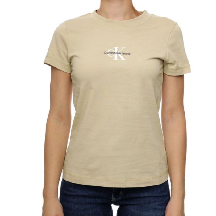 CKJ t-shirt J20J223563 RAE khaki 