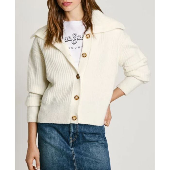 PJ sweter PL702189 808 biały