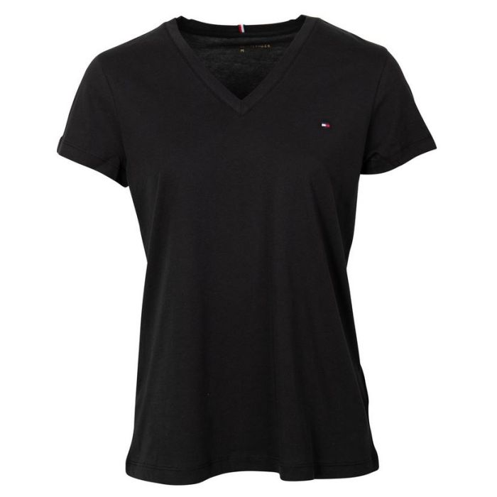 TH bluzka Heritage V-Neck Tee czarna XXS