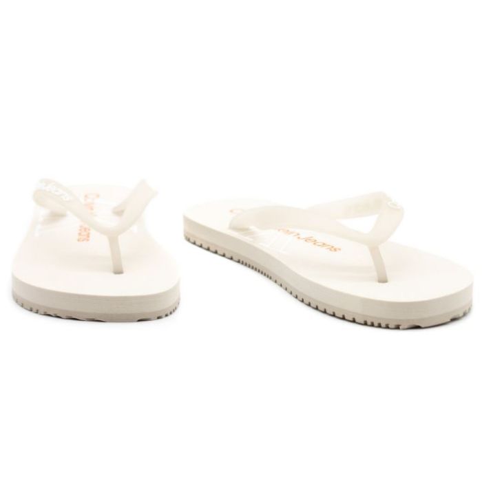 CKJ japonki Beach Sandal Monogram TPU beżowy 