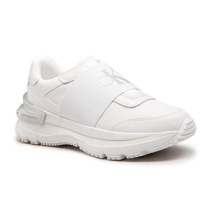 CKJ buty Chunky Runner Ribbon  biały 