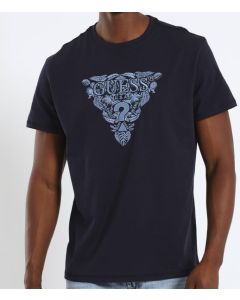 GU t-shirt M5GI17K8FQ4 G7V2 granatowy